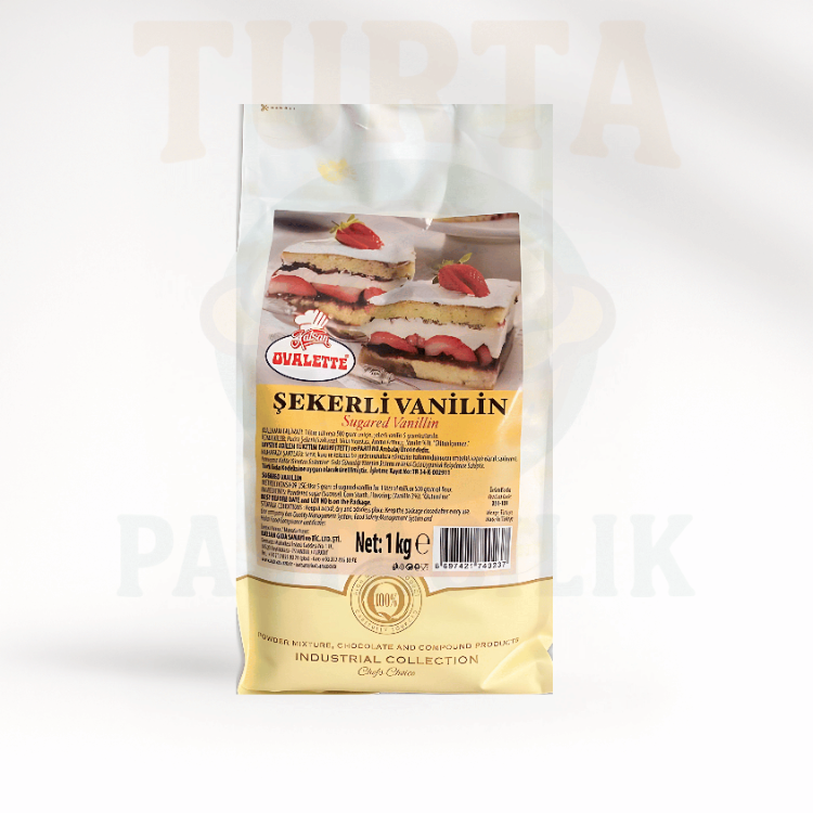 OVALETTE ŞEKERLİ VANİLİN – 1 KG