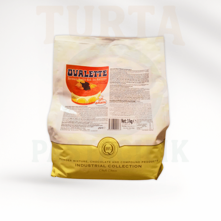 OVALETTE KADİFE TURUNCU KEK – 3 KG