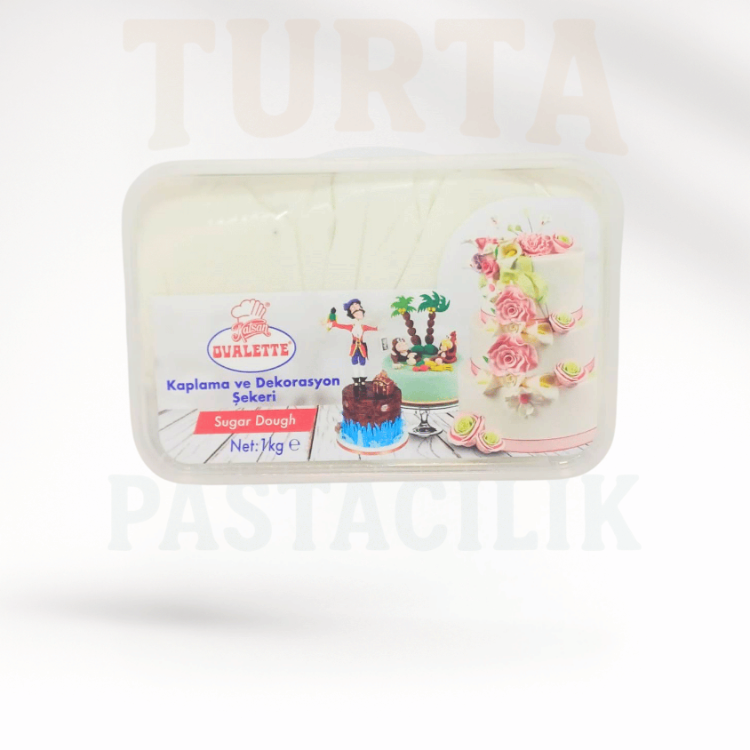 OVALETTE ŞEKER HAMURU BEYAZ 1 KG