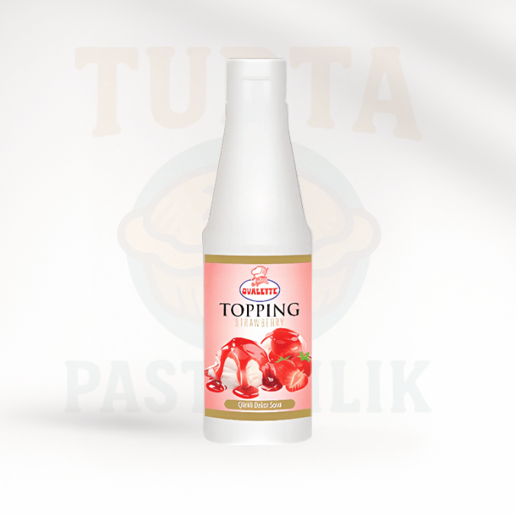 OVALETTE ÇİLEK TOPPING – 1 KG