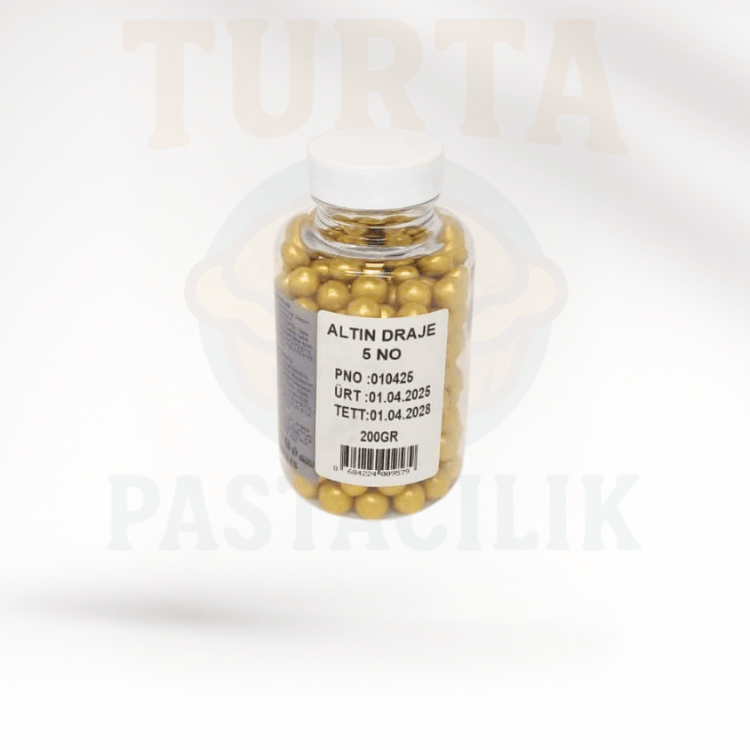 MY BAKE GOLD DEKORATİF DRAJE – 5 MM