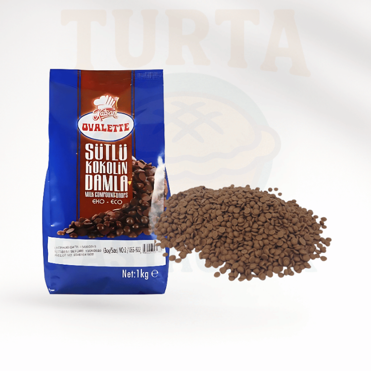 OVALETTE SÜTLÜ DAMLA KOKOLİN – 1 KG