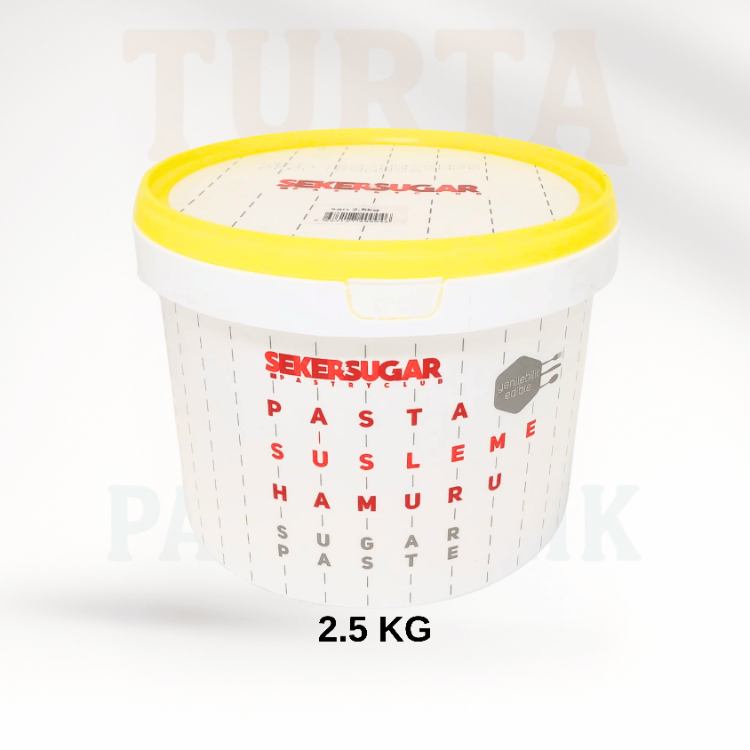 ŞEKER SUGAR ŞEKER HAMURU SARI 2,5 KG