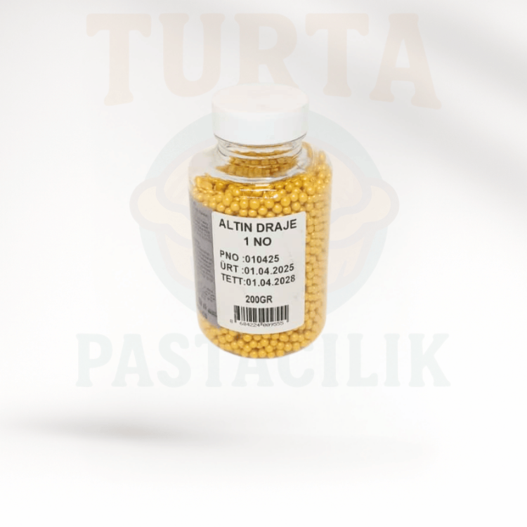 MY BAKE GOLD DEKORATİF DRAJE – 1 MM