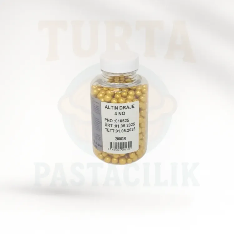 MY BAKE GOLD DEKORATİF DRAJE – 4 NUMARA