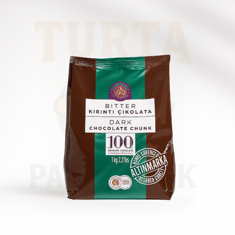 ALTINMARKA BİTTER KIRINTI ÇİKOLATA – 1 KG