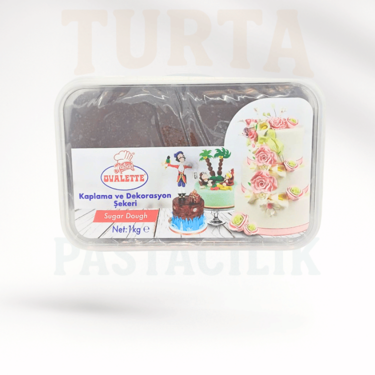 OVALETTE ŞEKER HAMURU KAHVERENGİ 1 KG