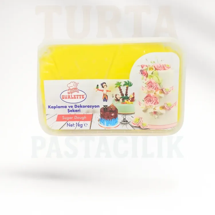 OVALETTE ŞEKER HAMURU SARI 1 KG