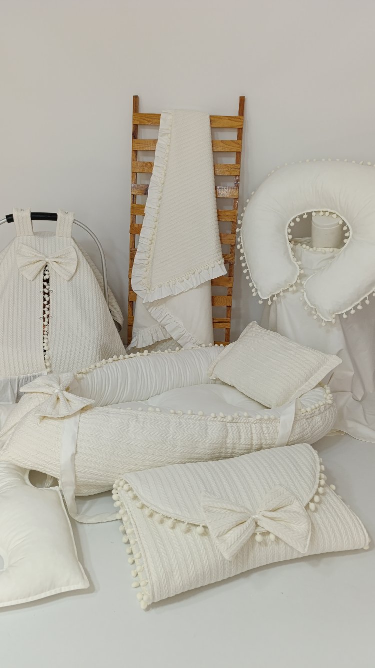87) BEBEK YENİDOĞAN 9 LU SET AÇIK KREM