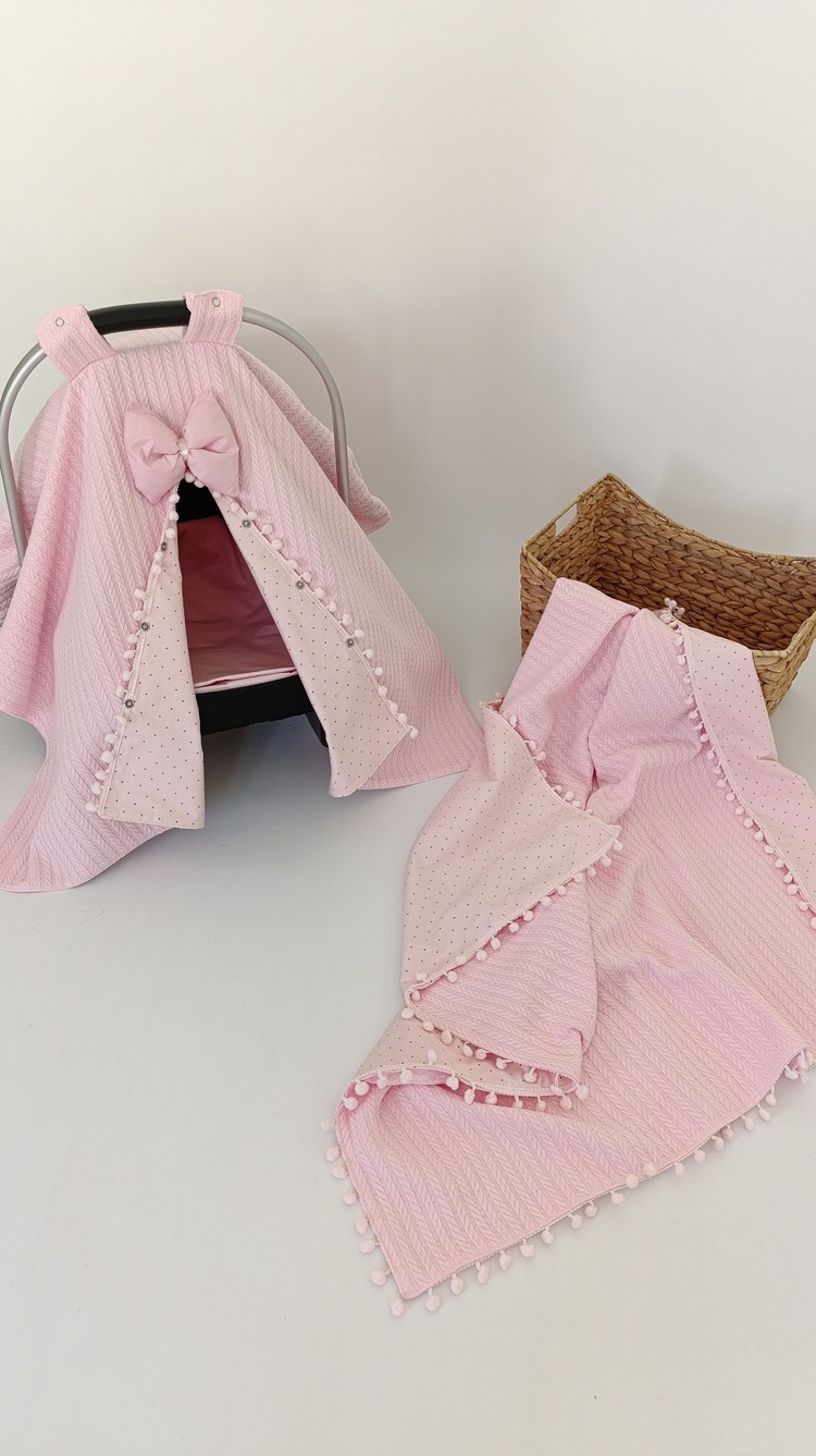 8) YENİDOĞAN 2 Lİ SETİ PEMBE 