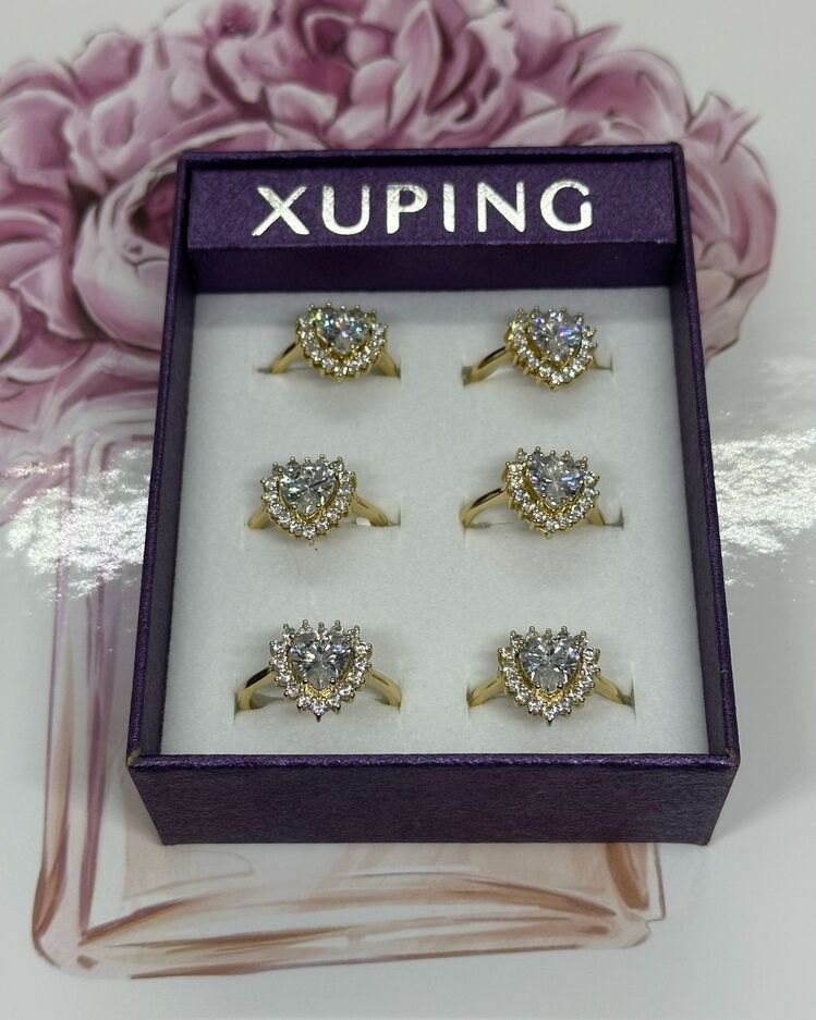 8 Numara XUPİNG KALP TAŞLI YÜZÜK