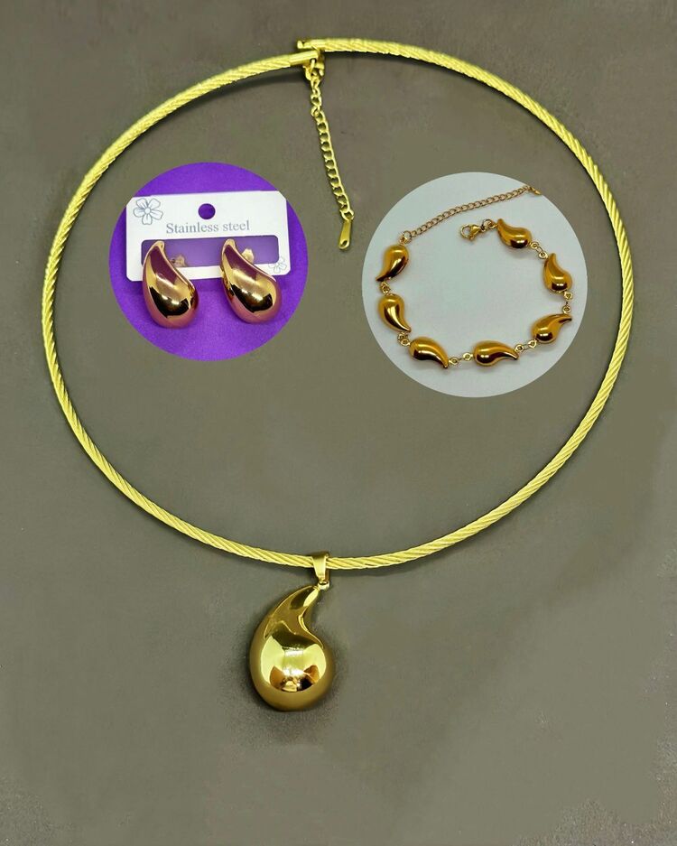  Choker Damla Kolye 