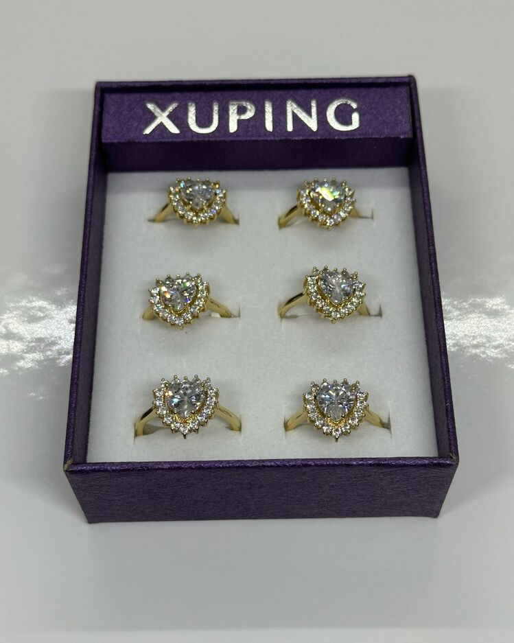 7 NUMARA XUPİNG KALP TAŞLI YÜZÜK