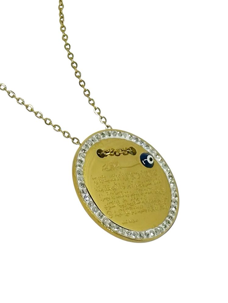 AYETEL KÜRSİ ÇELİK GOLD KOLYE 