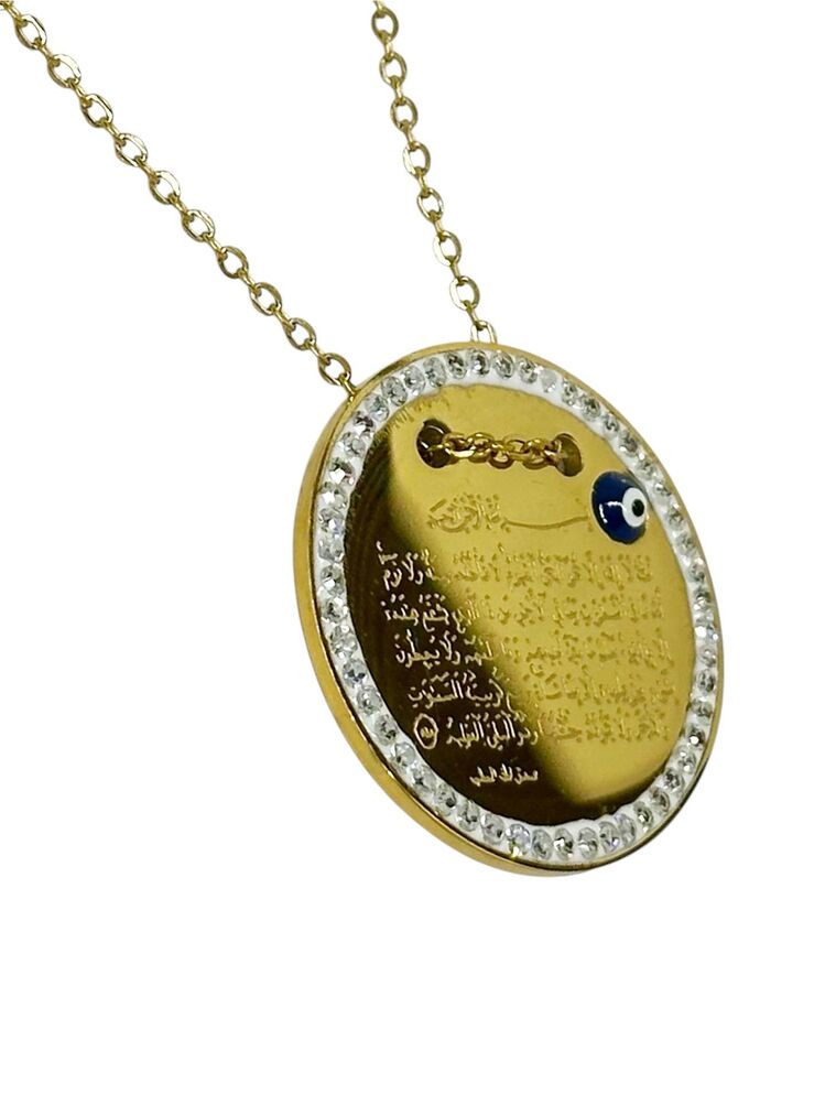 AYETEL KÜRSİ ÇELİK GOLD KOLYE 