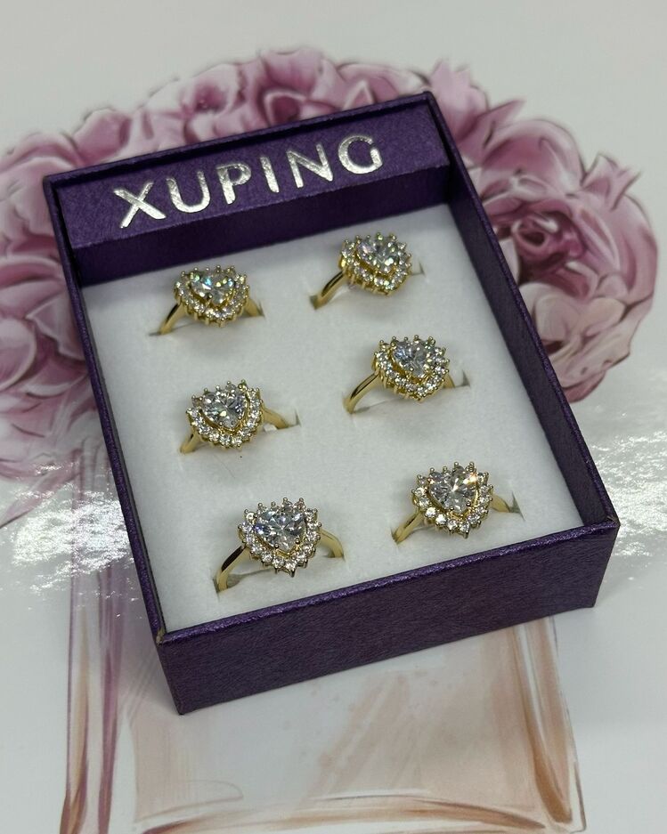 8 Numara XUPİNG KALP TAŞLI YÜZÜK