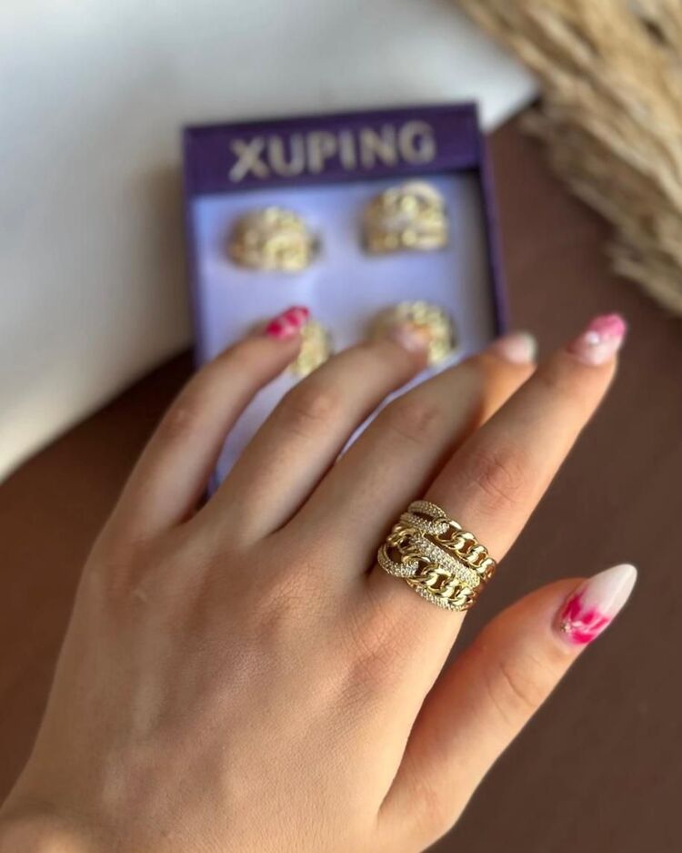 8 NUMARA XUPİNG ZİNCİR YÜZÜK