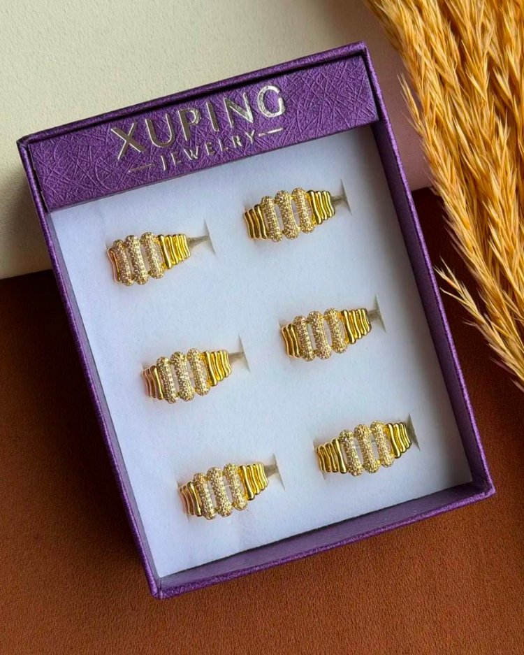 Xuping 14K 6 numara Yüzük