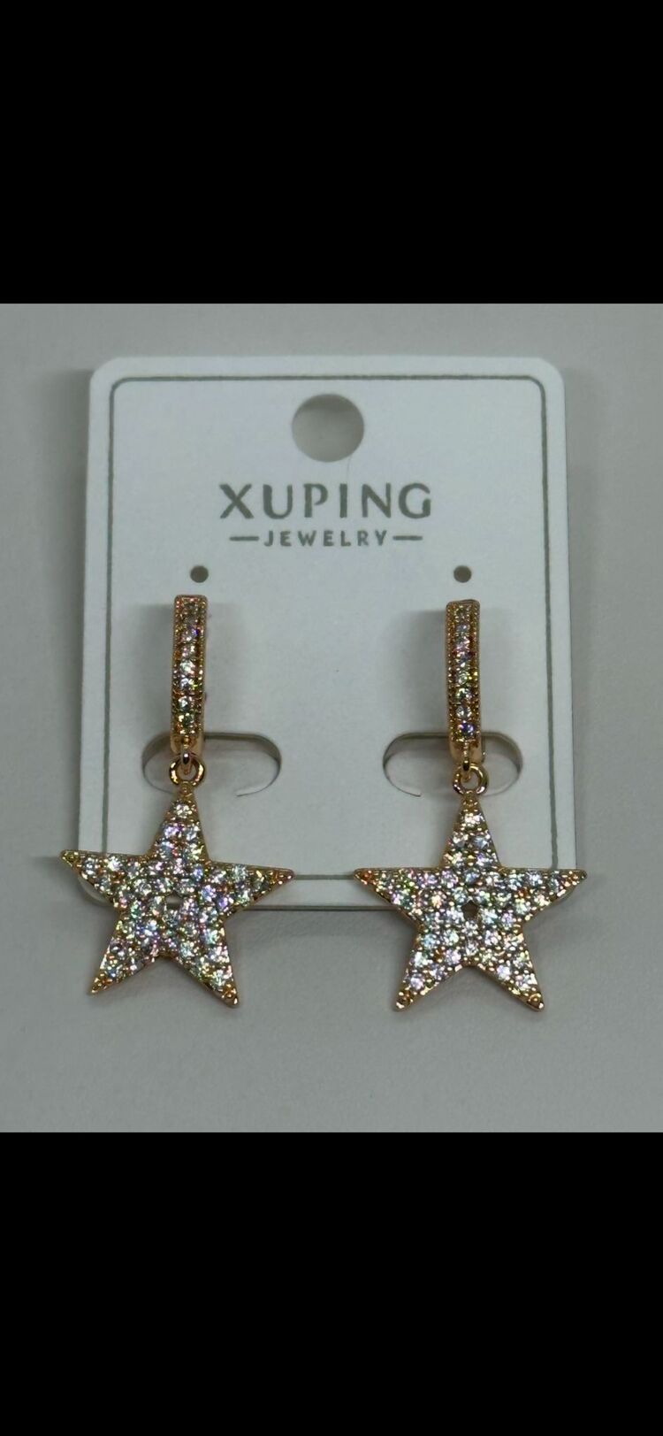 XUPİNG TAŞLI YILDIZ KÜPE