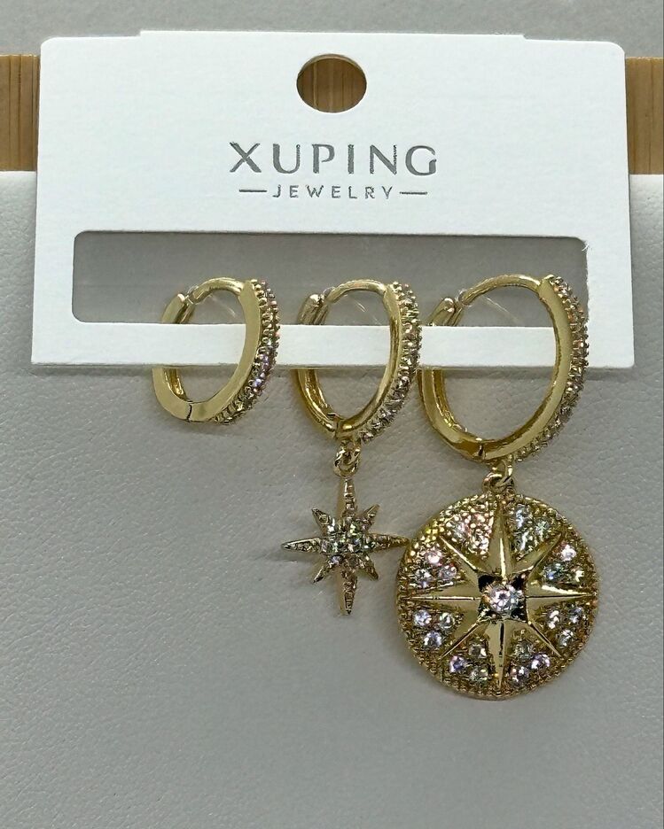 XUPİNG YILDIZ MİX ÜÇLÜ KÜPE