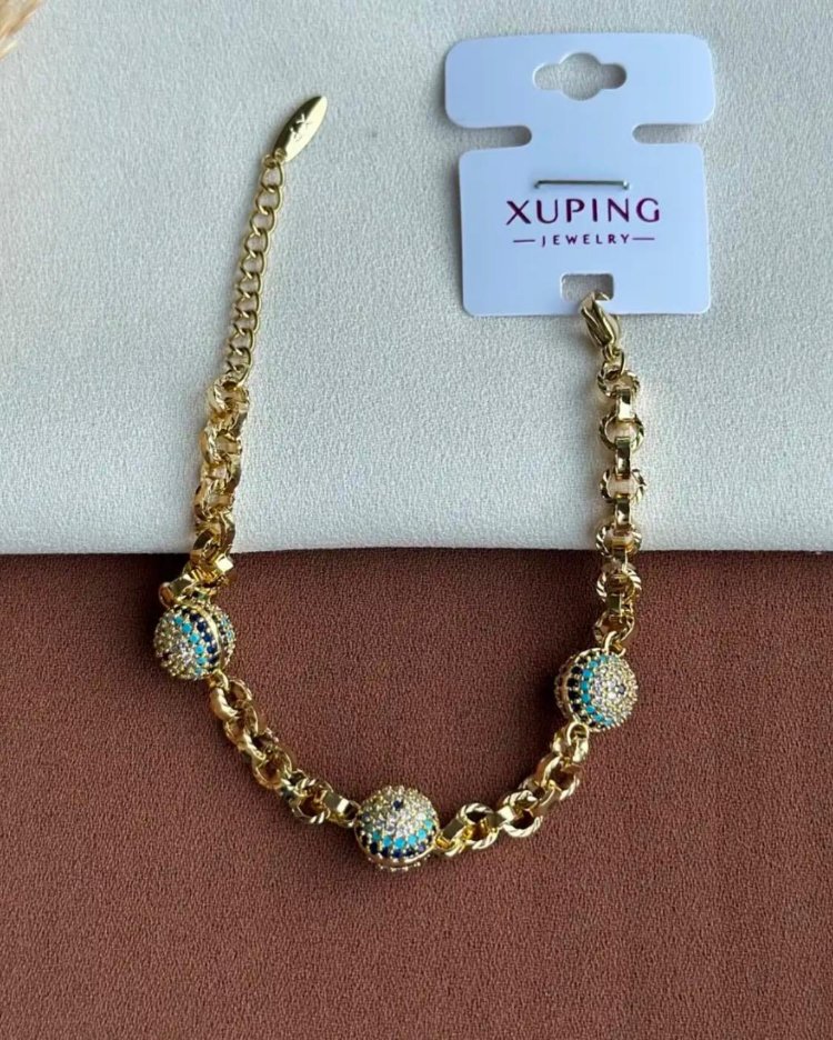 Xuping ışıltılı nazar bileklik 