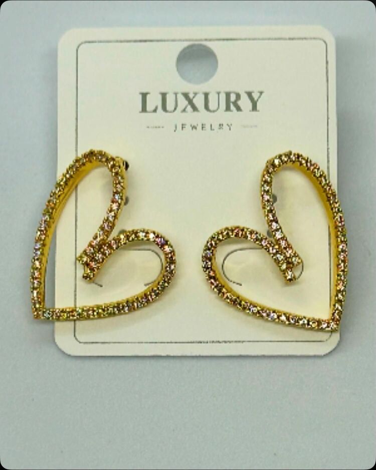 Luxury kalpli küpe