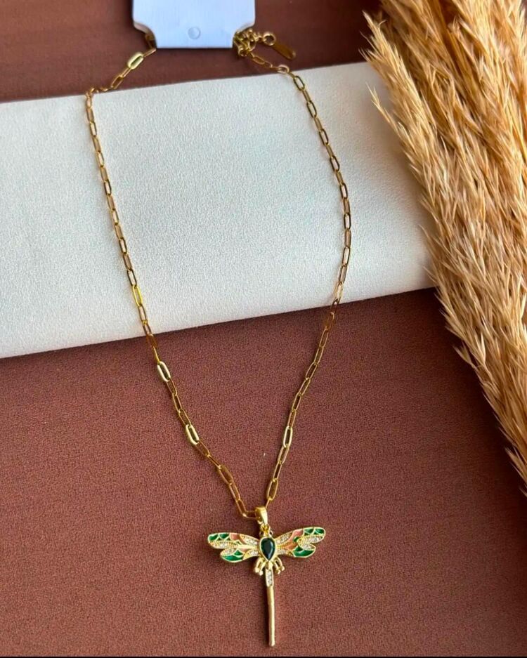 YUSUFÇUK ÇELİK GOLD KOLYE