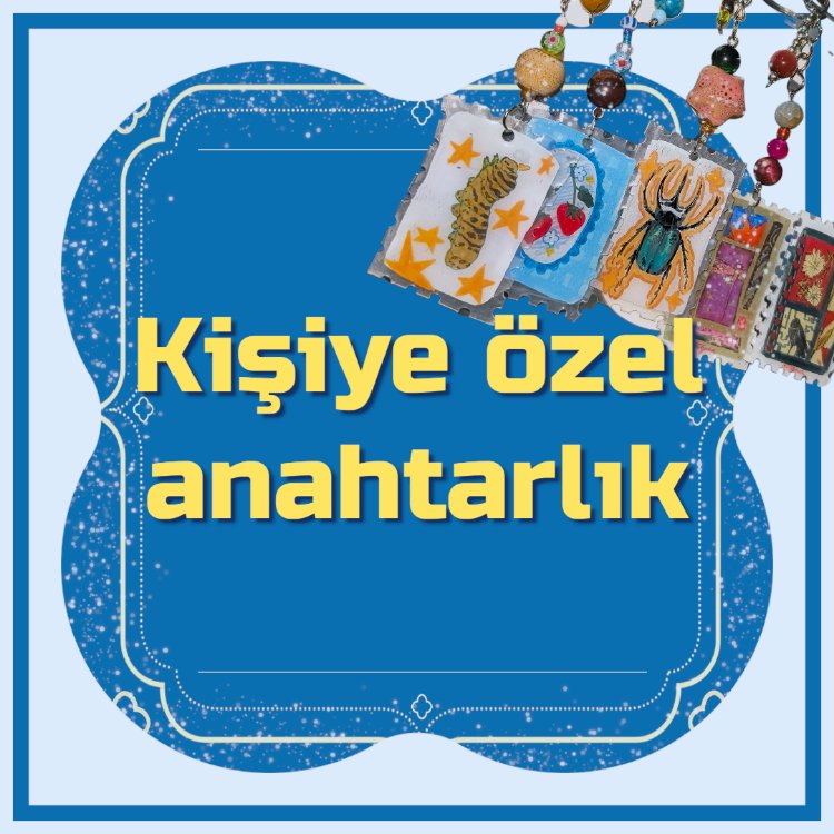 kişiye özel tasarım anahtarlık