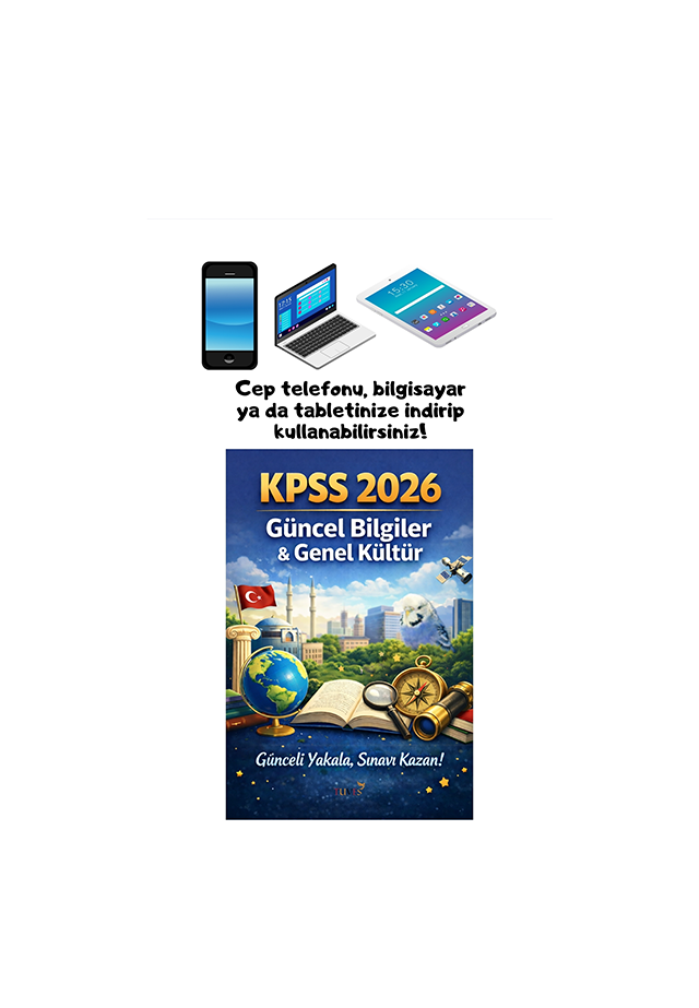 Güncel Bilgiler & Genel Kültür 2026 (PDF/DİJİTAL ÜRÜN)