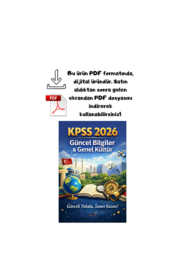 Güncel Bilgiler & Genel Kültür 2026 (PDF/DİJİTAL ÜRÜN)
