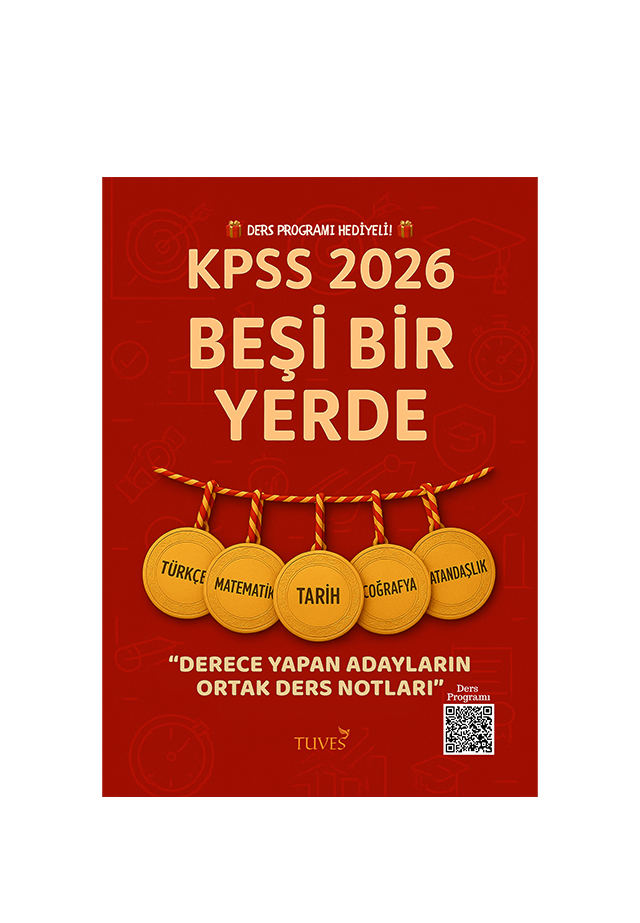 KPSS 2026 BEŞİ BİR YERDE (1 SENELİK DERS PROGRAMI HEDİYELİ!) (PDF/DİJİTAL ÜRÜN)