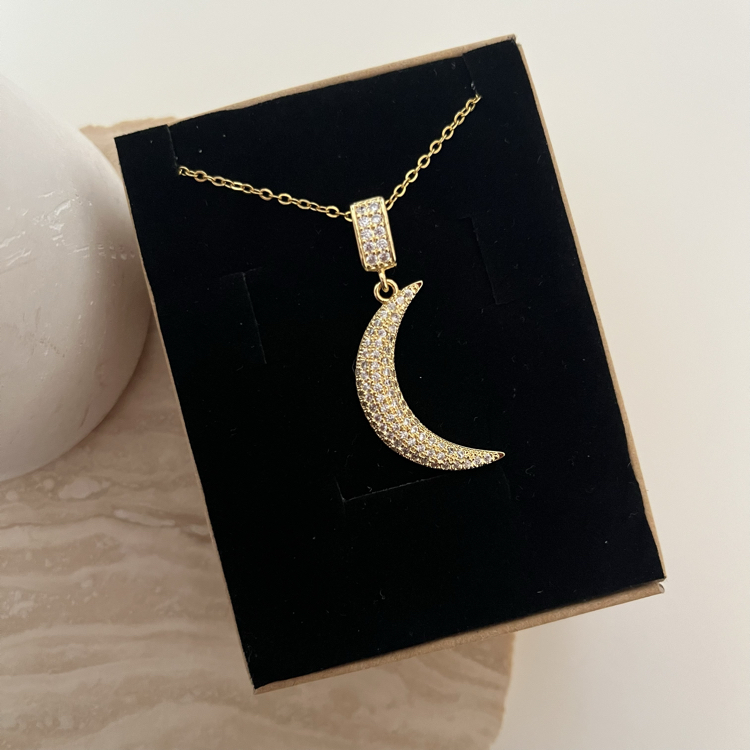 Moon Kolye | Çelik