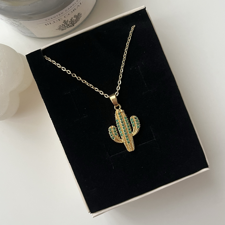 Cactus Kolye | Çelik