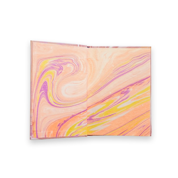 Ebru Tasarımlı El Yapımı Defter | ED-017
