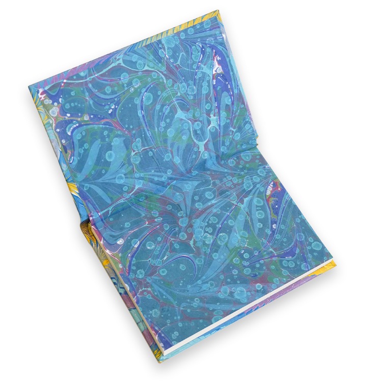 Ebru Tasarımlı El Yapımı Defter | ED-001