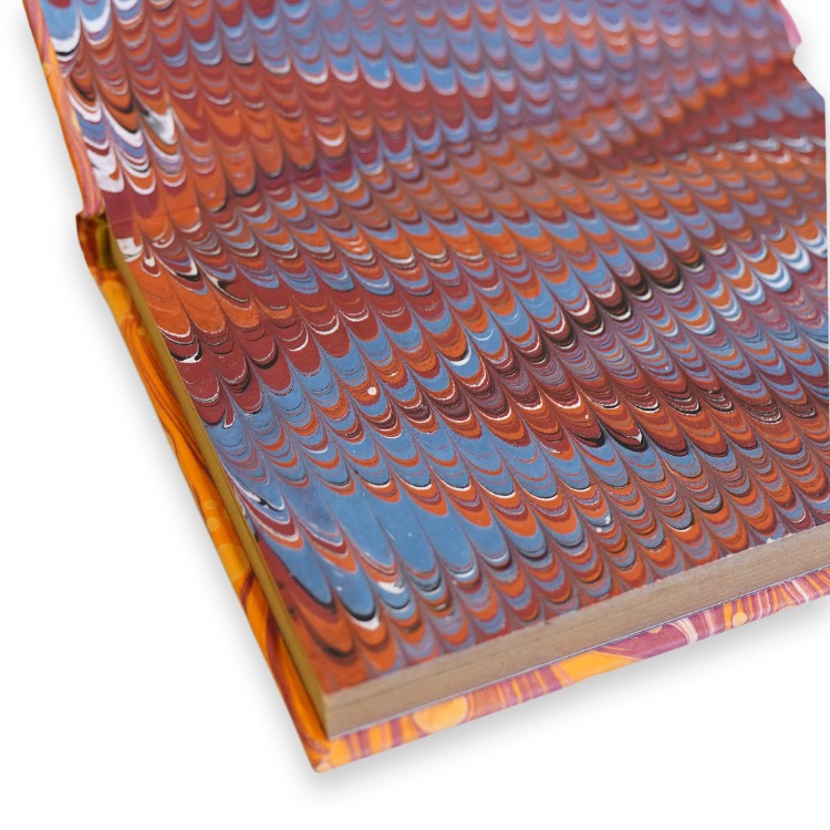 Ebru Tasarımlı El Yapımı Defter | ED-005