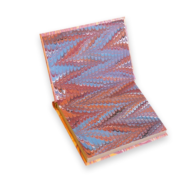 Ebru Tasarımlı El Yapımı Defter | ED-005