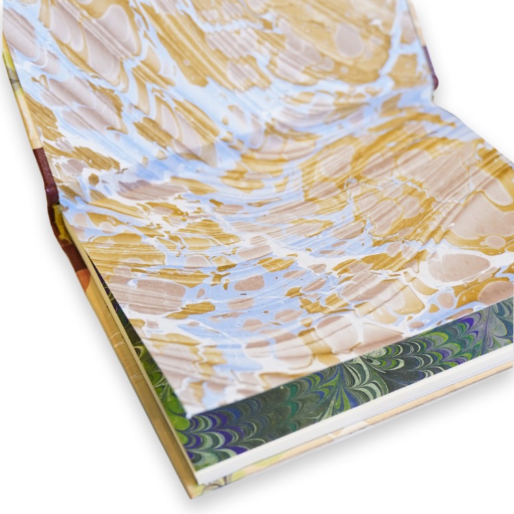 Ebru Tasarımlı El Yapımı Defter | ED-003