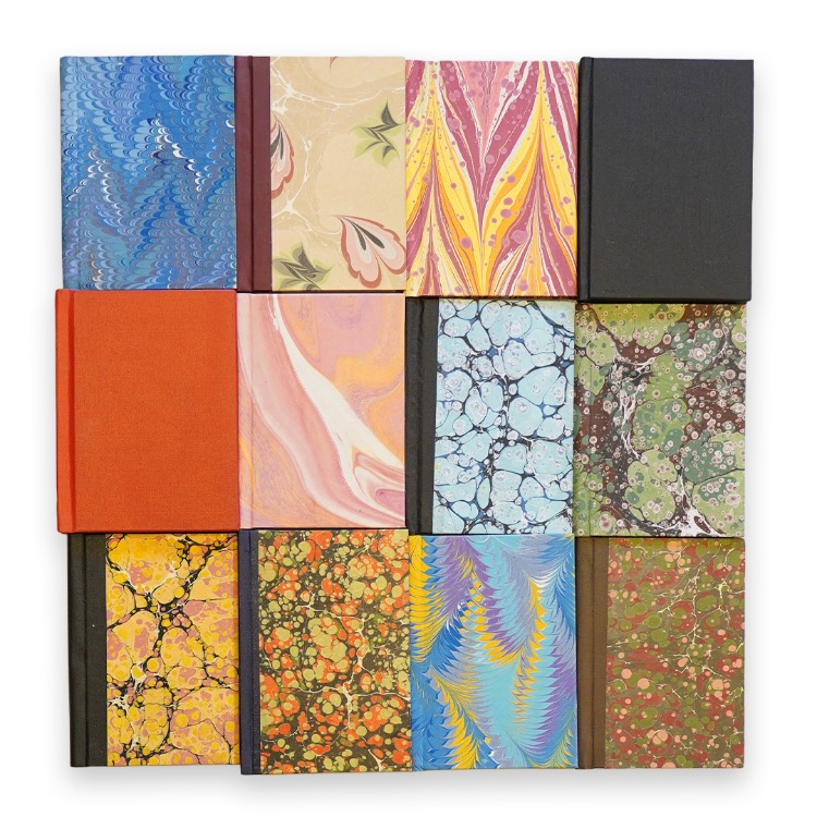 Ebru Tasarımlı El Yapımı Defter | ED-004
