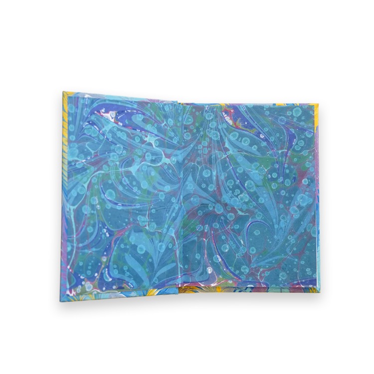 Ebru Tasarımlı El Yapımı Defter | ED-001