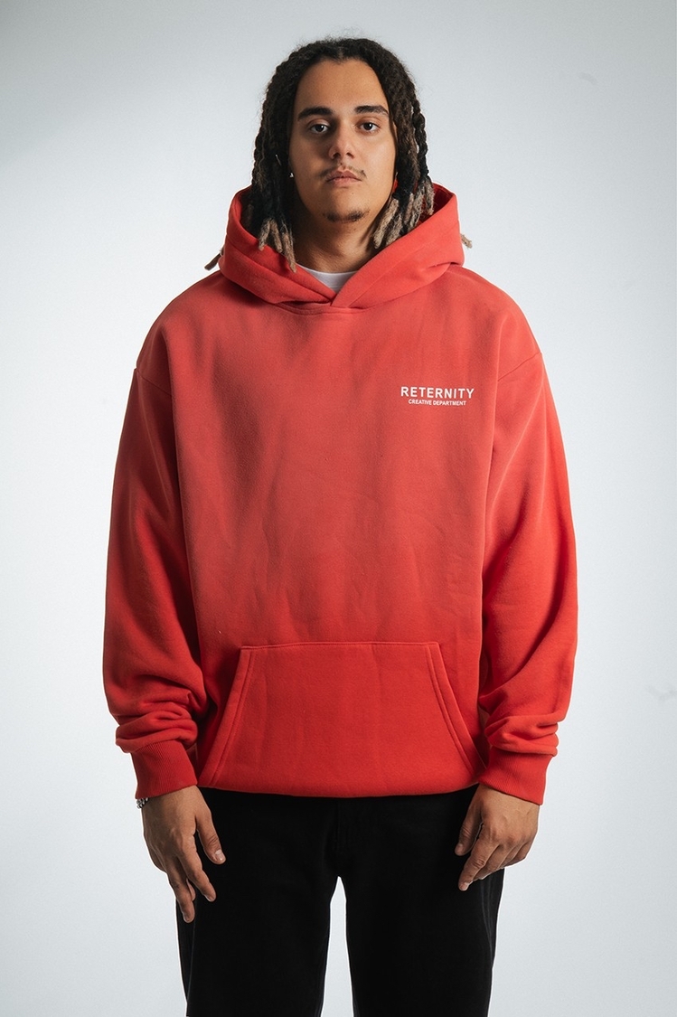  Oversize 3 İplik Şardonlu Creative Department Hoodie