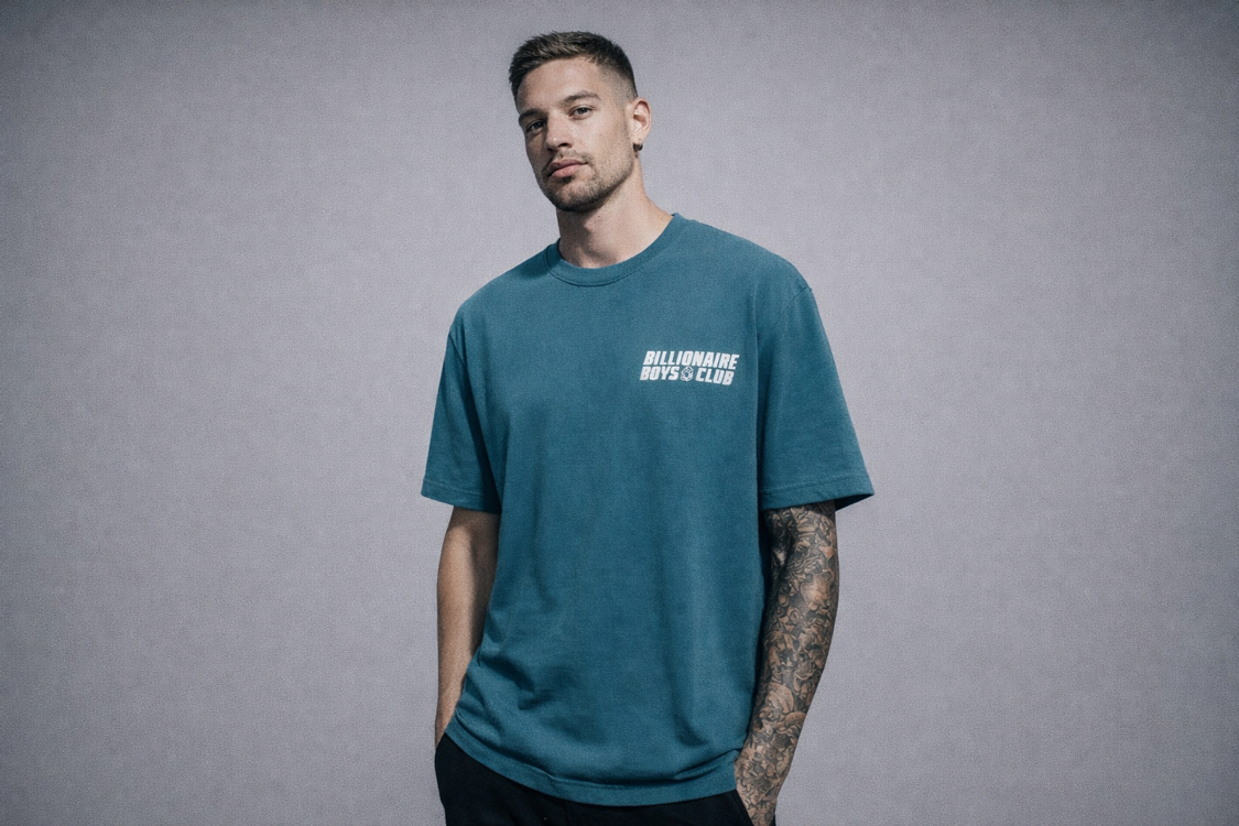 Pistol Sprey Oversize Yeşil Tshirt
