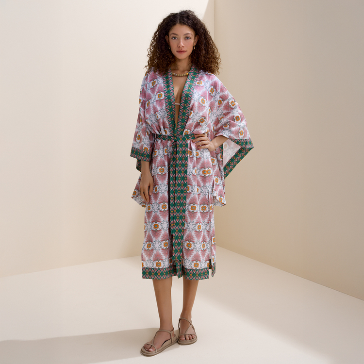 Tangier Pembe Kaftan