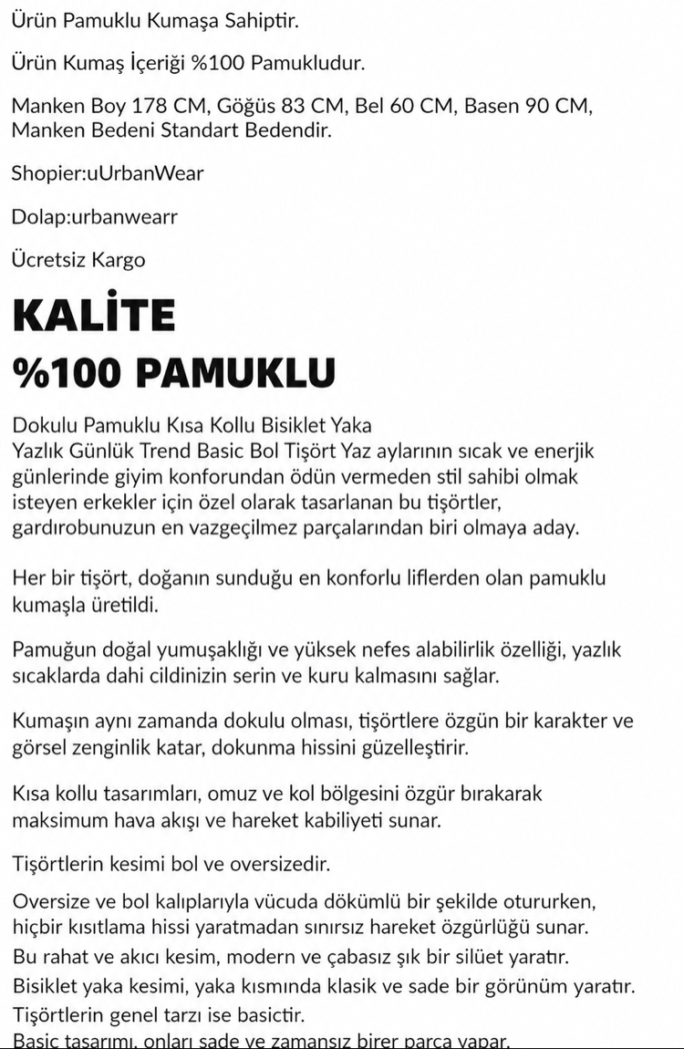 Standart Kalıp Basic Bisiklet Yaka Nakış Detaylı Erkek T-Shirt
