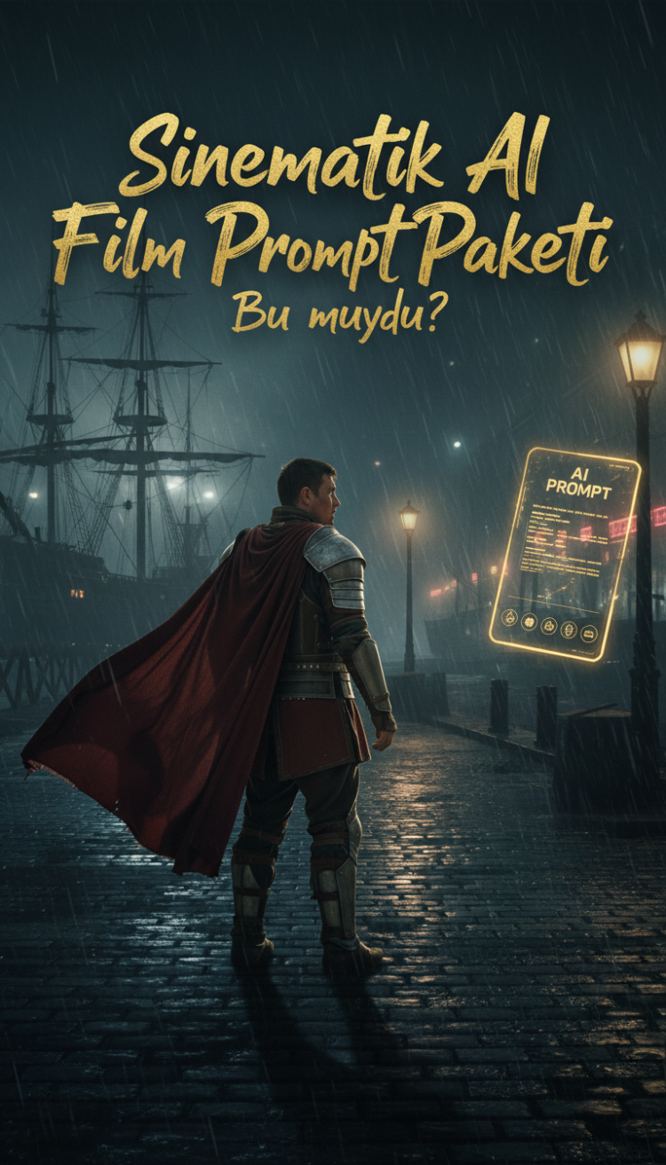 Sinematik AI Film Prompt Paketi