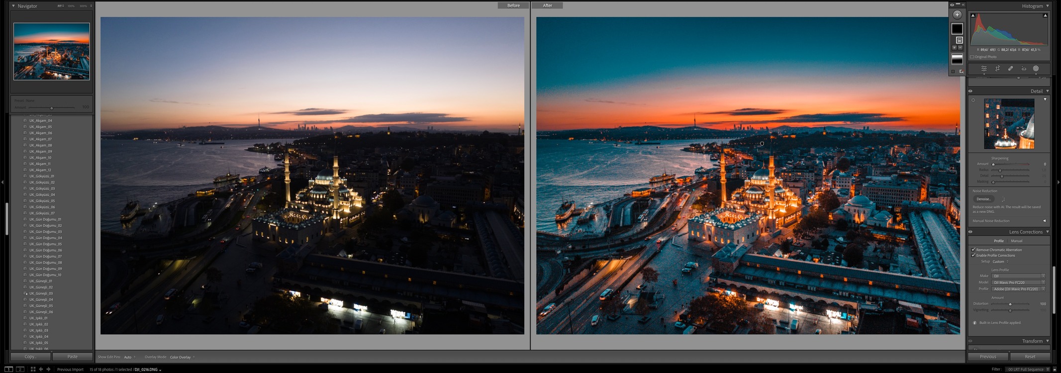 İSTANBUL PRESET PAKETİ