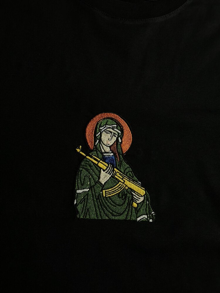 Javelin Nakış İşlemeli Oversize T-shirt