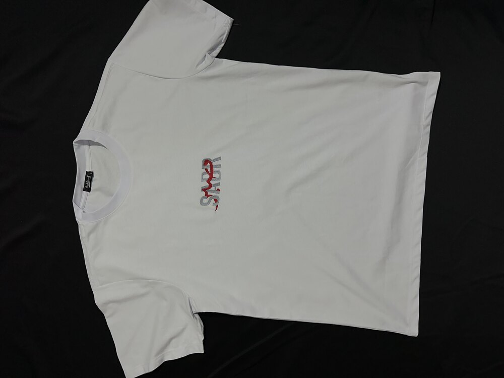 SABR Nakış İşlemeli Oversize T-shirt