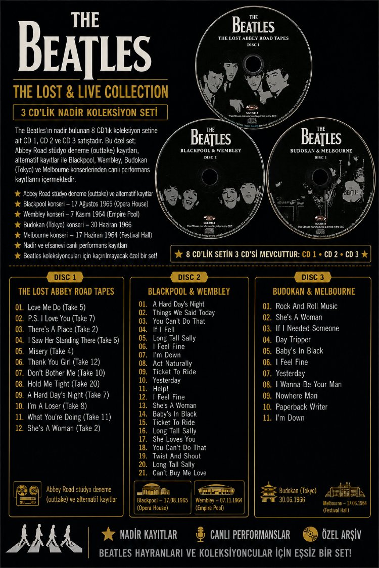 The Beatles Canlı ve Stüdyo Kayıtları