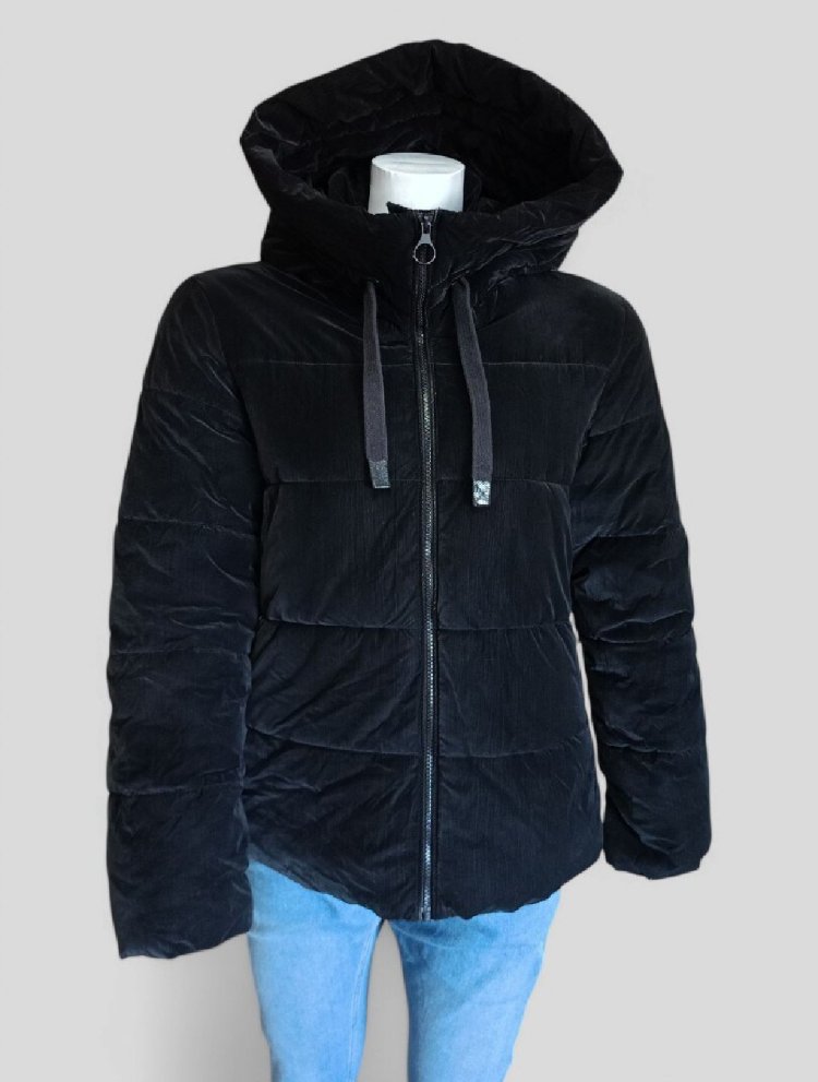 Mavi Jeans Siyah Şişme Kaban/Mont